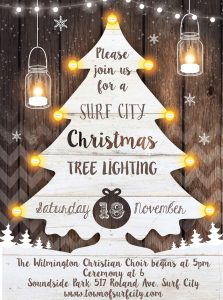 Surf City Christmas Tree Lighting